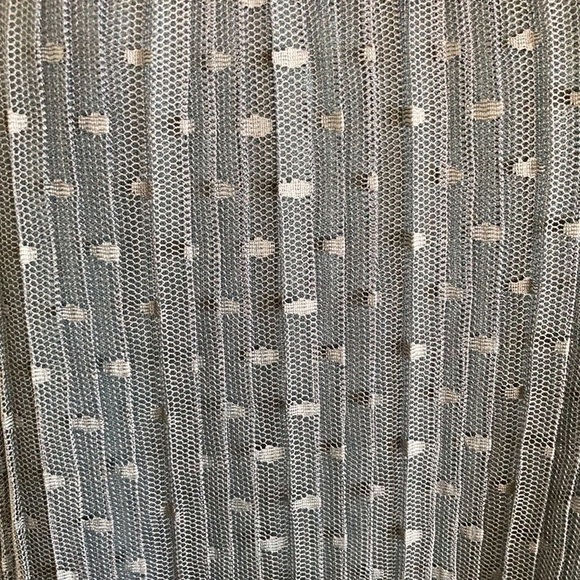 Lane Bryant Blue Pleated Lace Yoke Swing Shift Dress 14/16 Plus Mini Feminine - Picture 4 of 16